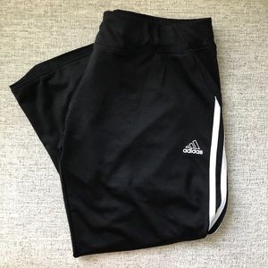 Adidas Cropped Black Joggers